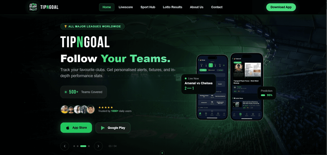 TipNGoal Web