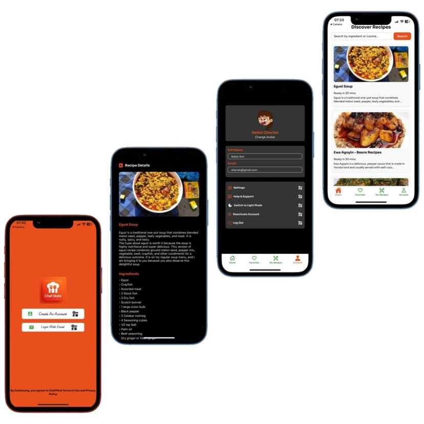 Chefmate - A Recipe App Born From Passion & Persistence